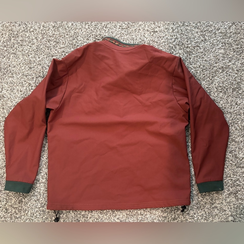Copper River Fleece Men's Rust and Green Jacket Size XL - Picture 5 of 6